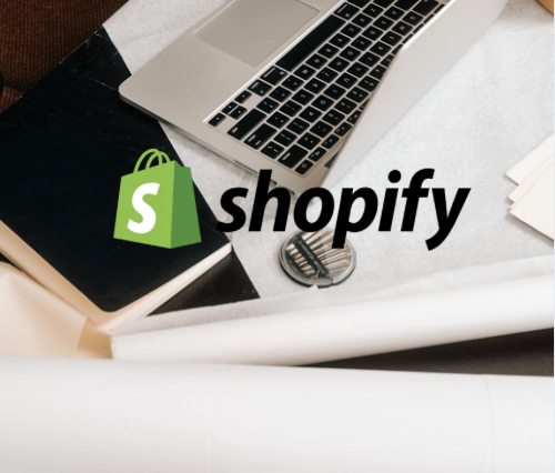 Shopify på en bærbar